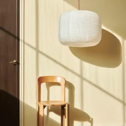 Rice Paper shade donut Ø60 lampskärm vit