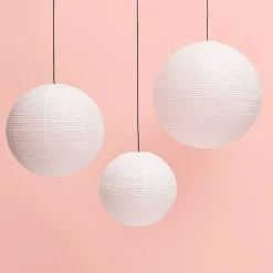 Rice Paper shade Ø60 lampskärm vit