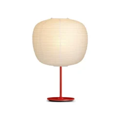 Rice Paper Shade till Common Lampfot Peach Lampskärm Vit