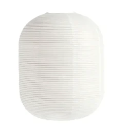 Rice Paper Shade till Common Lampfot Oblong Lampskärm Vit