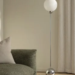 Ripley golvlampa krom