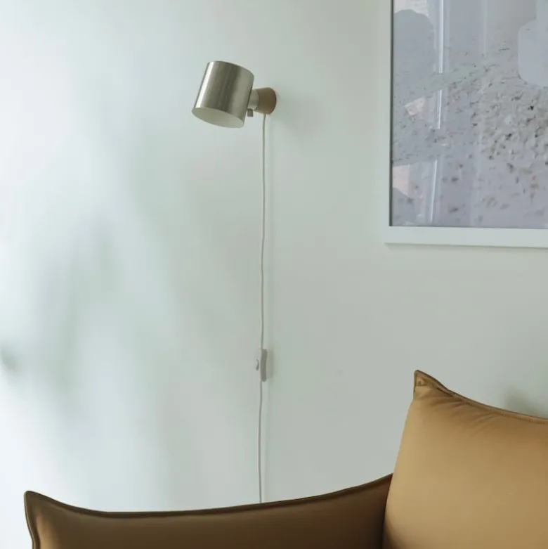 Rise vägglampa rostfritt stål