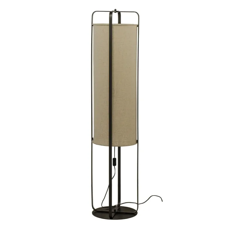 Ronda golvlampa, svart/beige