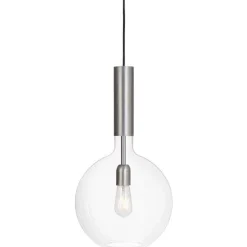 Rosdala taklampa råjärn/klart glas