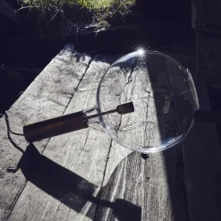 Rosdala XL taklampa svartoxiderat järn/klart glas
