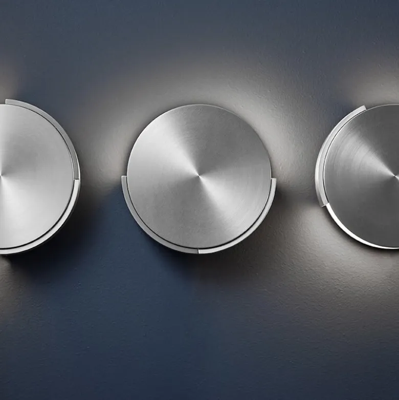 Rotate vägglampa brushed aluminium
