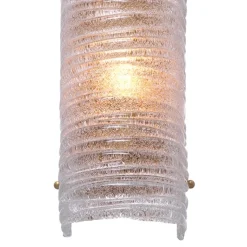 Sanchez Vägglampa Antik mässing/glas