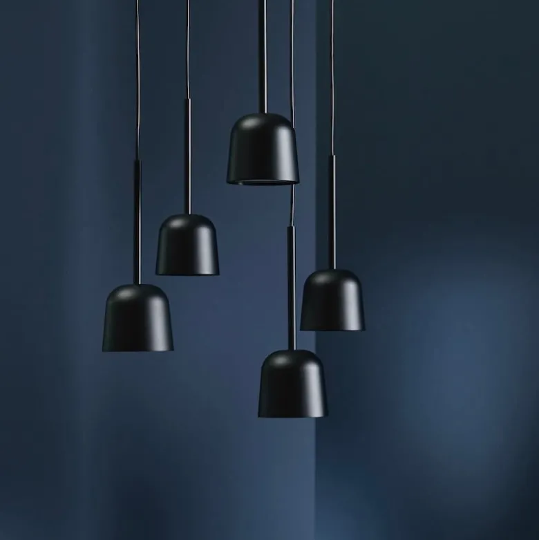 Satellite taklampa Ø7 matt black