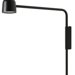 Satellite vägglampa matt black