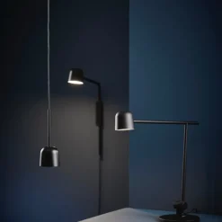 Satellite vägglampa matt black