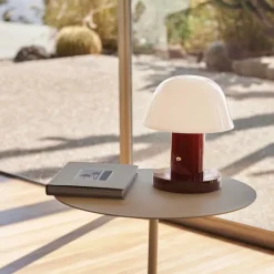 Setago JH27 bordslampa maroon/grape
