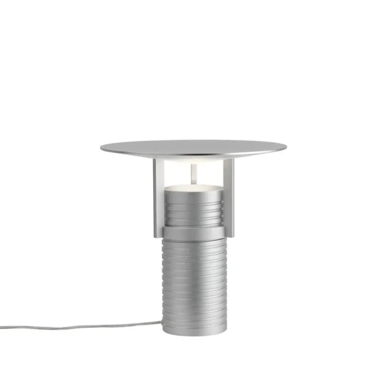 Set bordslampa aluminium