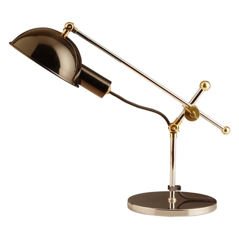 SF 27 Bauhaus bordslampa krom, mässing