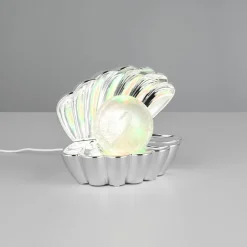 Shelly bordslampa krom RGB laddbar