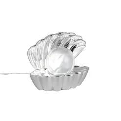 Shelly bordslampa krom RGB laddbar