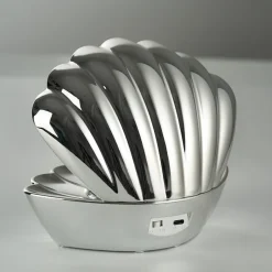 Shelly bordslampa krom RGB laddbar