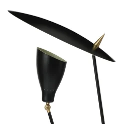 Silhouette golvlampa black noir