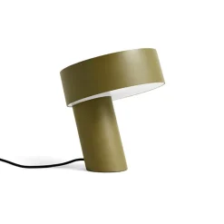 Slant bordslampa kakigrön
