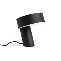 Slant bordslampa svart