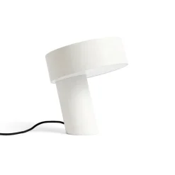 Slant bordslampa vit