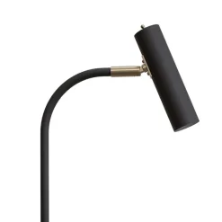 Slender bordslampa svart