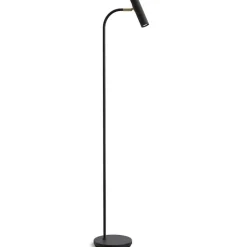 Slender H1276 golvlampa svart
