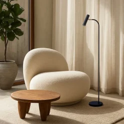 Slender H1276 golvlampa svart