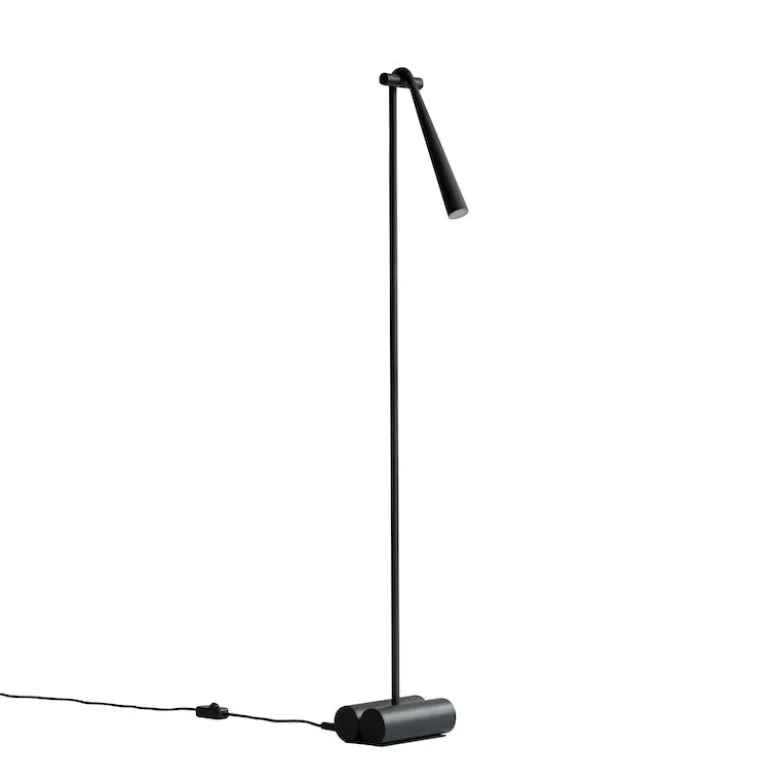 Snake golvlamp burned black
