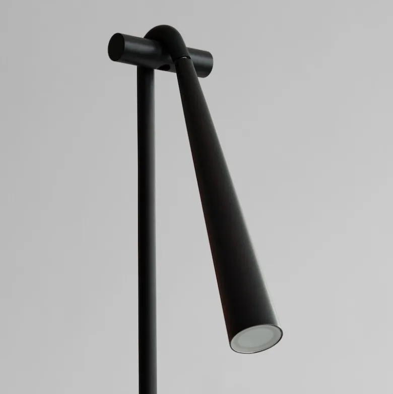 Snake golvlamp burned black