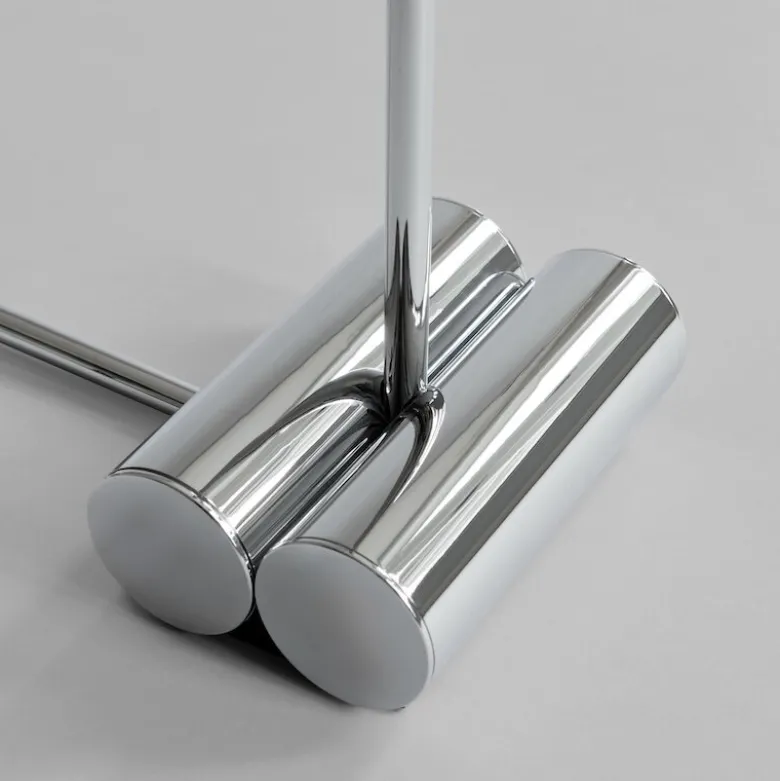 Snake golvlamp chrome