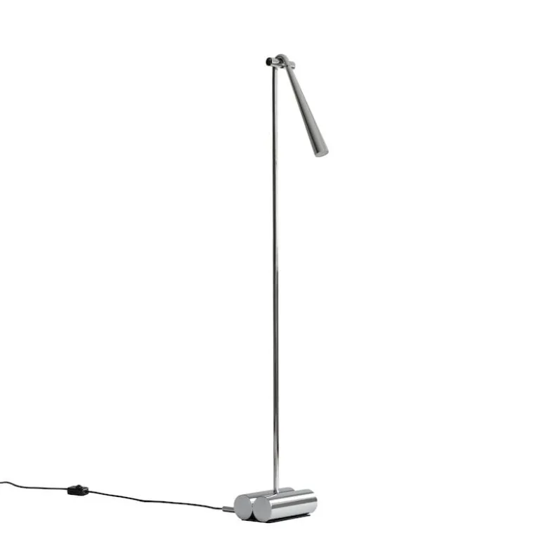 Snake golvlamp chrome