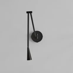 Snake vägglampa burned black