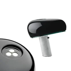 Snoopy bordslampa grön