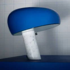 Snoopy bordslampa navy blue