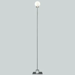 Snowball golvlampa stål