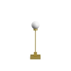 Snowball portabel bordslampa mässing