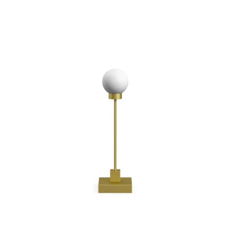 Snowball portabel bordslampa mässing