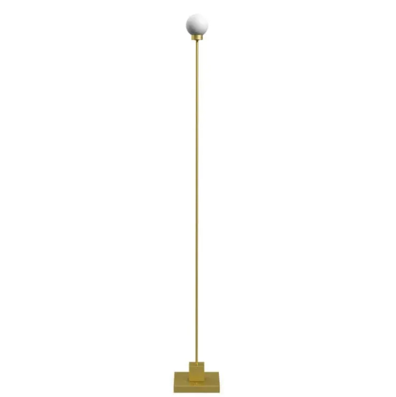 Snowball portabel golvlampa mässing