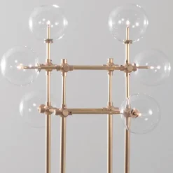 Soap golvlampa mässing