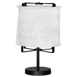 Softy bordlampa H50cm matt svart/vit