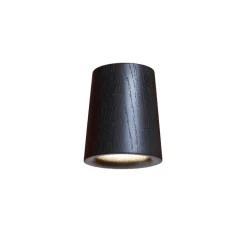 Solid cone plafond svart