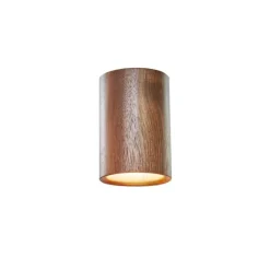Solid cylinder plafond valnöt