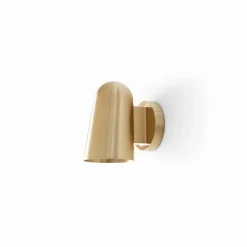 Solid SC105 vägglampa IP44 brass