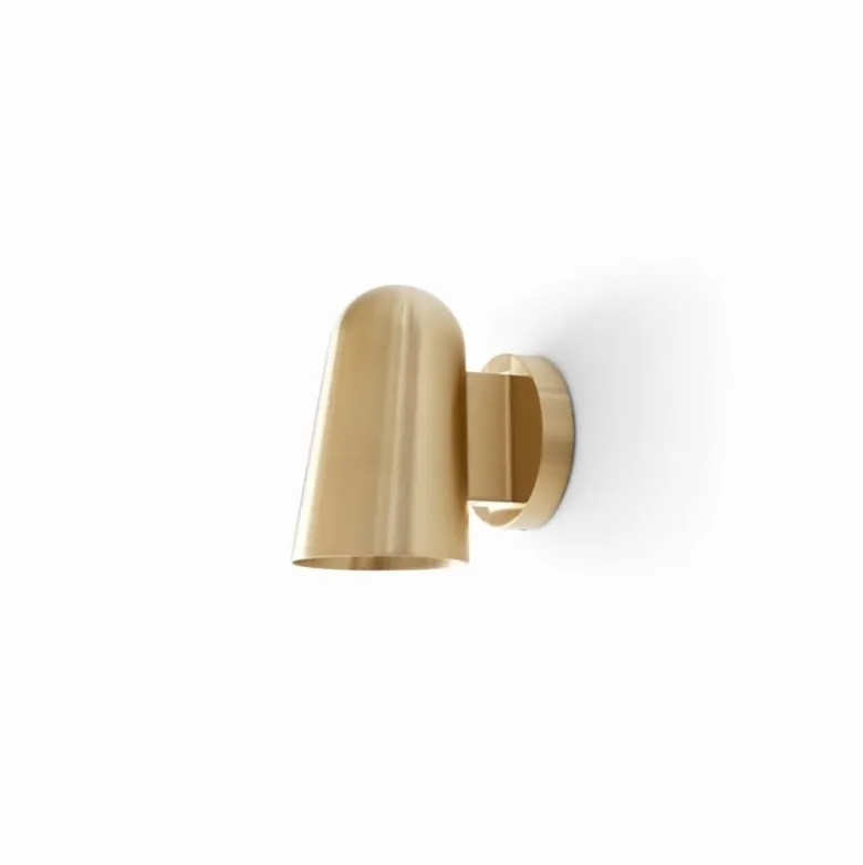 Solid SC105 vägglampa IP44 brass