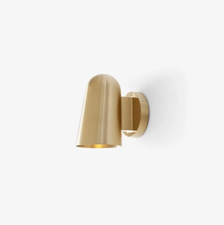 Solid SC105 vägglampa IP44 brass
