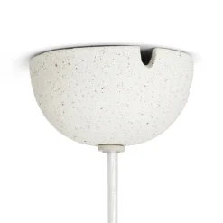 Speckle large taklampa benvit