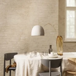 Speckle large taklampa benvit