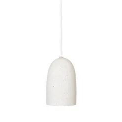 Speckle small taklampa benvit