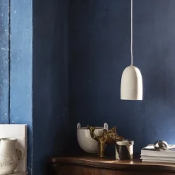 Speckle small taklampa benvit