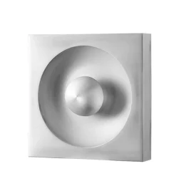 Spiegel vägg/taklampa borstad aluminium